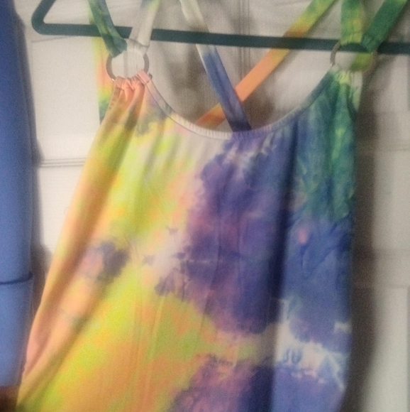 Stretch neon tye dye dress - Picture 8 of 8